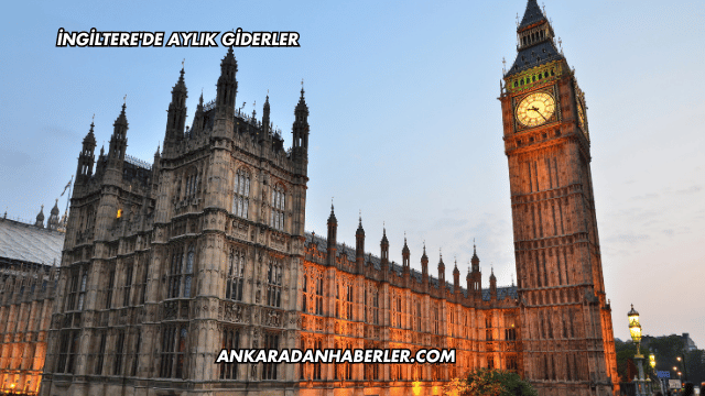 İngiltere'de Aylık Giderler