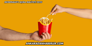 McDonald's Açma Maliyeti 2025