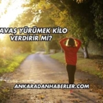 Yavaş Yürümek Kilo Verdirir mi?