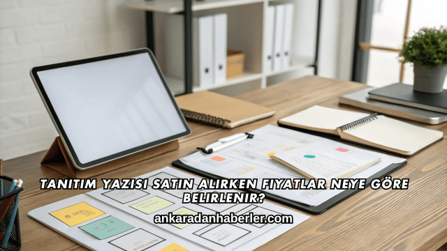 Tanıtım Yazısı Satın Alırken Fiyatlar Neye Göre Belirlenir?